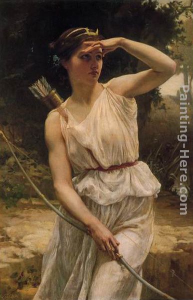 Diana Hunting painting - Guillaume Seignac Diana Hunting art painting